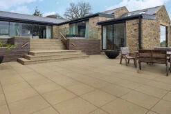 Marshalls Paving Saxon Buff 35mm