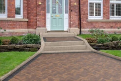 Savanna Linear Concrete Driveway Autumn 200 X 50 X 60mm (8m2)