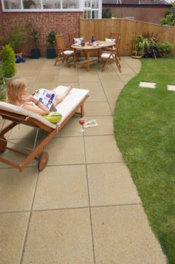 Perfecta Concrete Paving Chamfered Buff 600 X 600 X 35mm (30 Pack)