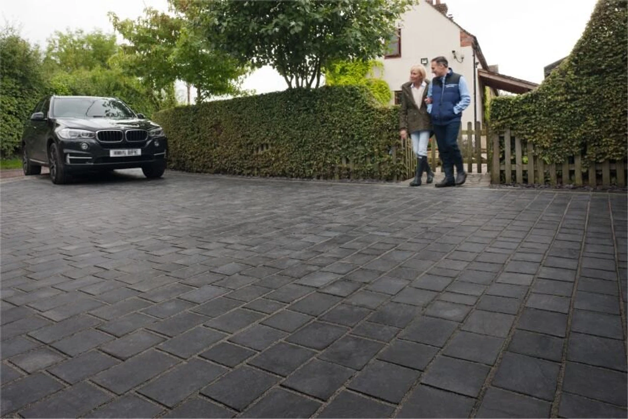Drivesys Riven Stone Concrete Driveways Basalt Project Pack (9.02m2) 3 Drivesys Riven Stone Concrete Driveways Basalt Project Pack (9.02m2)