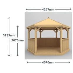 Forest Garden Hexagonal Cedar Roof Gazebo -Secret Happy Shop t.tlx 3P34Qpe.834lR4vdZ3.3IdU3X. 58390.1680669293