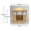 Forest Garden Hexagonal Cedar Roof Gazebo -Secret Happy Shop t.tlx 5w5IdO7.z5IYyw7zl5.5Jle5 . 69841.1680669284