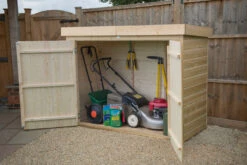 Forest Garden Shiplap Pent Large Garden Store Pressure Treated 1950 X 870 X 1450mm