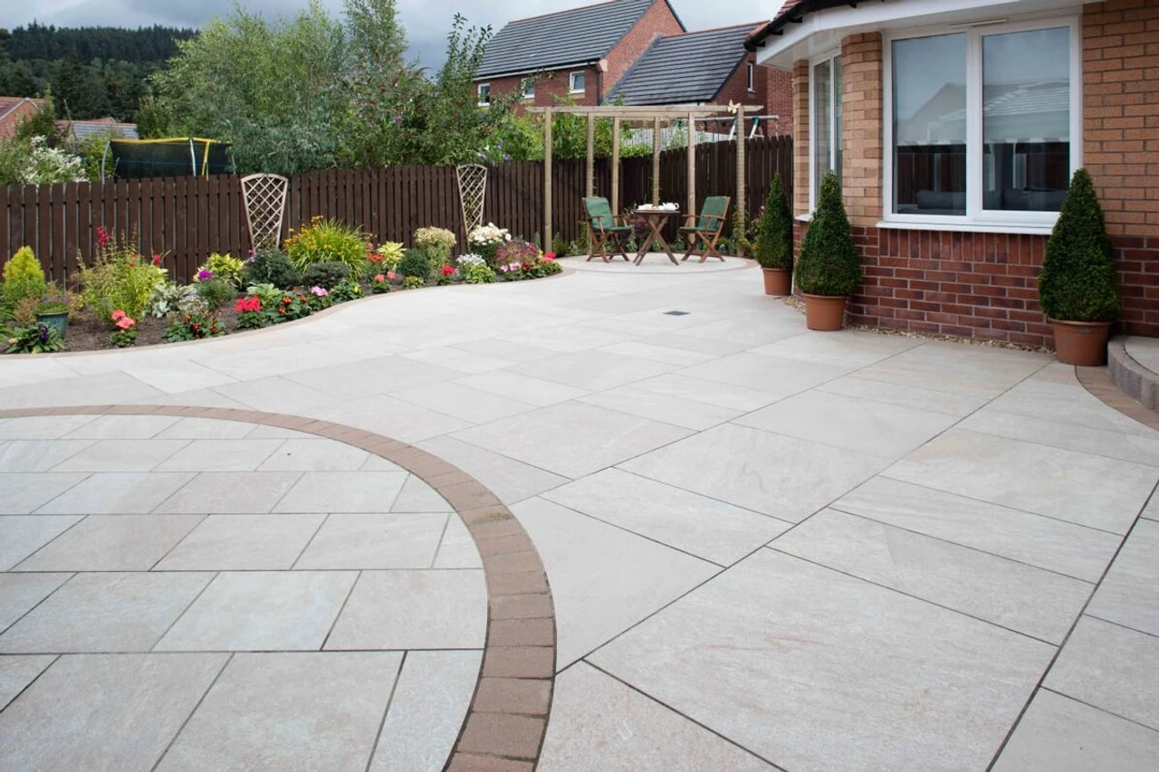 Marshalls Symphony Natural Paving Ecru 600 X 600mm 3 Marshalls Symphony Natural Paving Ecru 600 X 600mm