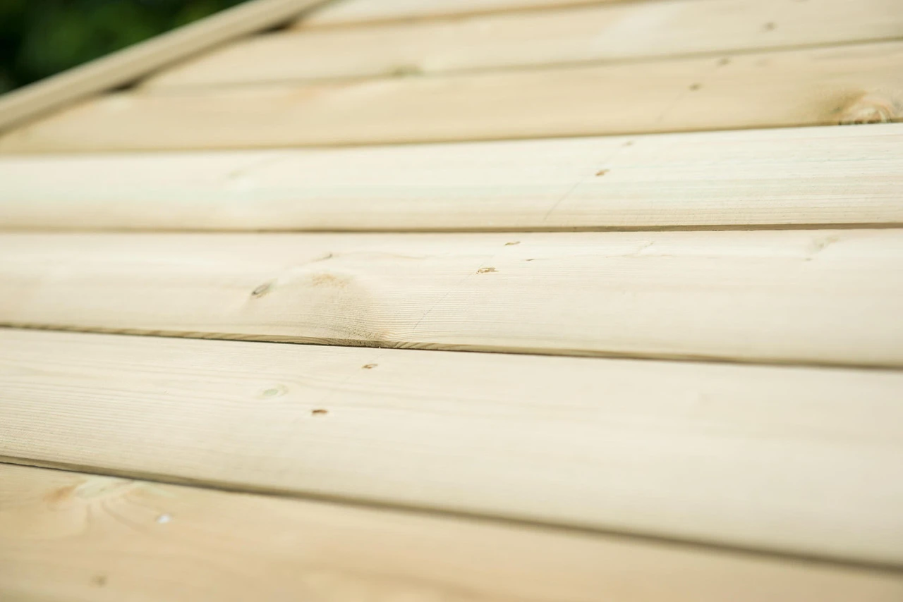 Forest Garden Hexagonal Timber Roof Gazebo Furnished Green 18 Forest Garden Hexagonal Timber Roof Gazebo Furnished Green - Image 16