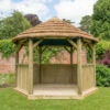 Forest Garden Hexagonal Thatched Roof Gazebo & Cream Lining -Secret Happy Shop t.tlx OuOm2y9.dOmaxipoXO.OW1wO . 49738.1680669166