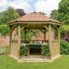Forest Garden Hexagonal 3.6m Cedar Roof Gazebo Furnished Green -Secret Happy Shop t.tlx OuOm2y9.dOmaxj4boO.OW1wO . 76989.1680669194