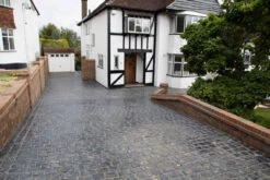 Drivesys Original Cobble Concrete Driveways Basalt Project Pack (10.93m2)