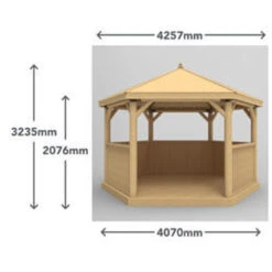Forest Garden Hexagonal Thatched Roof Gazebo & Cream Lining -Secret Happy Shop t.tlx UpUQ4P5.tUQJh .fPpU .Upd3UV. 27766.1676517391