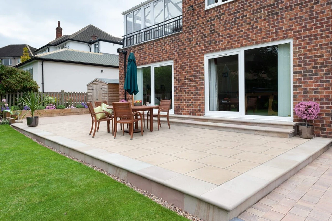 Marshalls Signum Porcelain Paving Beige 1200 X 600 X 20mm 3 Marshalls Signum Porcelain Paving Beige 1200 X 600 X 20mm