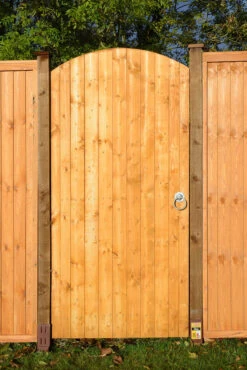 Grange Side Entry Arch Gate (6ft) Golden Brown FSC 1840 X 900 X 38mm