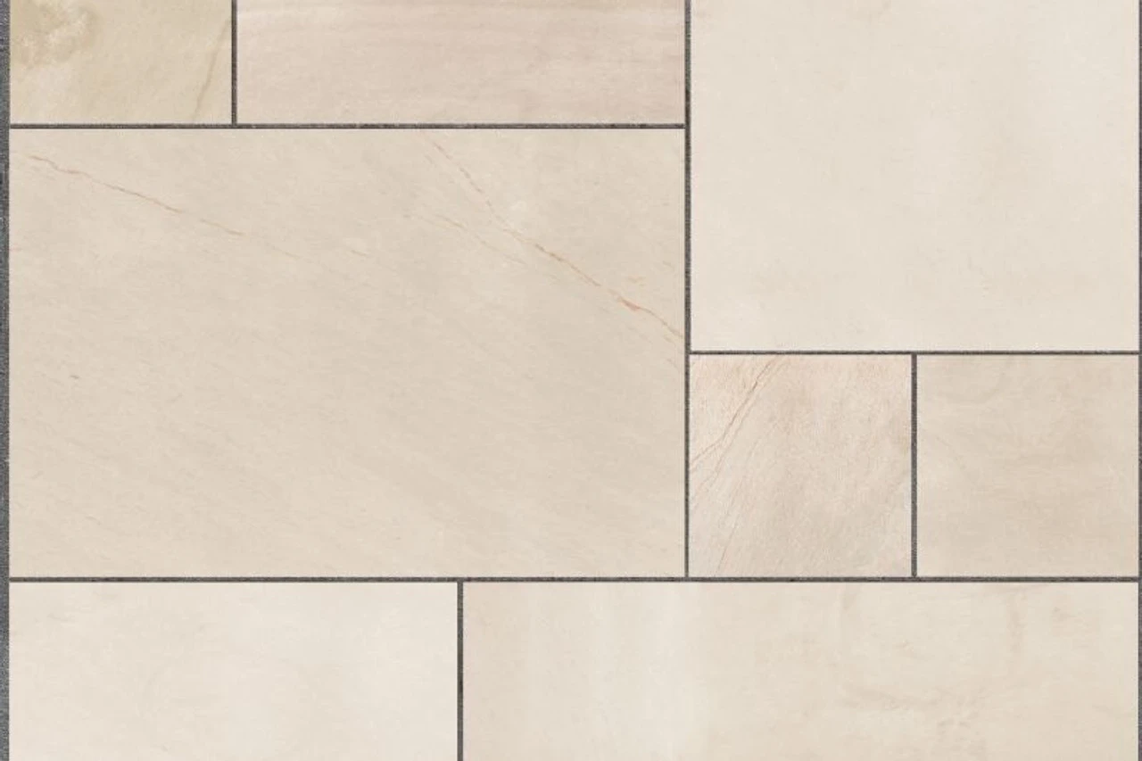 Sawn Versuro Natural Stone Paving Caramel Cream 1210 X 310 X 22mm (25 Pack) 3 Sawn Versuro Natural Stone Paving Caramel Cream 1210 X 310 X 22mm (25 Pack)