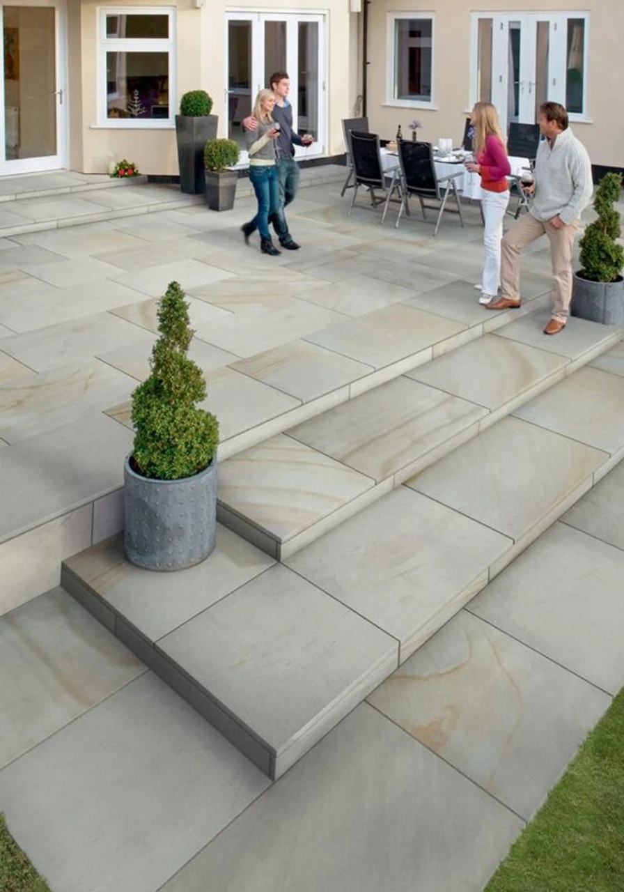 Sawn Versuro Natural Stone Paving Antique Silver 1210 X 210 X 22mm (25 Pack) 3 Sawn Versuro Natural Stone Paving Antique Silver 1210 X 210 X 22mm (25 Pack)