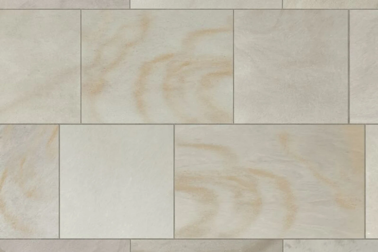 Casarta Slate Paving Slab Silver Grey 405 X 405 X 20mm (100 Pack) 4 Casarta Slate Paving Slab Silver Grey 405 X 405 X 20mm (100 Pack) - Image 2