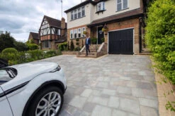 Magnasett Sandstone Riven Block Paving Project Pack Silver Dusk (8.41m2)