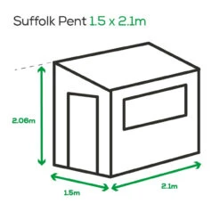 Albany Sheds Suffolk Pent Shed Treated 2100 X 1500mm -Secret Happy Shop t.tlx uxuicDk.muixElyAgu.u6LyuJ. 01790.1701483692