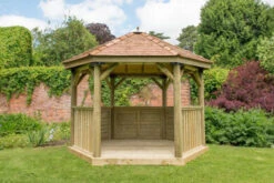 Forest Garden Hexagonal Cedar Roof Gazebo -Secret Happy Shop t.tlx vovXVqp.6vXmeoMf2v.vo gvt. 61530.1676517522